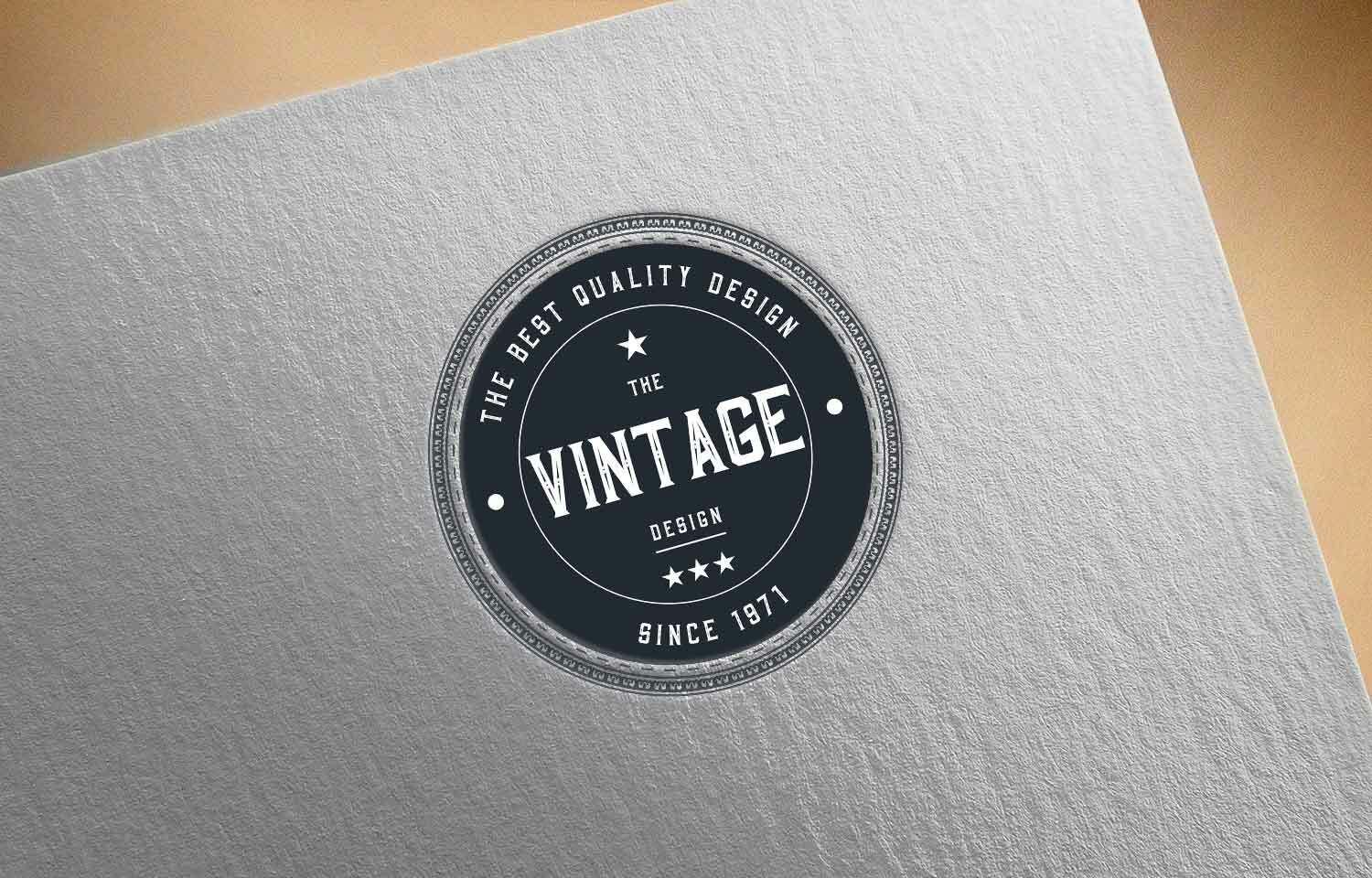 I Will Design A Retro Vintage Hipster Badge Stamp Logo 8 - kwork.com