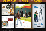 PostCards, Flyer, Handouts and Poster 6 - kwork.com