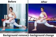 Professionally remove the background of all your pictures in 1hour 10 - kwork.com