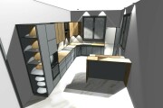 Дизайн проект кухни или комнаты в программе Pro100 11 - kwork.ru