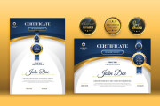 I will create professional and awesome certificate design 9 - kwork.com