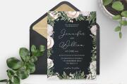 Design Exclusive Wedding and Anniversary Invitation Card 9 - kwork.com