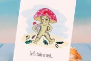 I will create watercolor postcards for you 12 - kwork.com