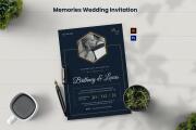 Design Exclusive Wedding and Anniversary Invitation Card 8 - kwork.com