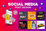 I Will design attractive social media posts, cover, header and slider 10 - kwork.com