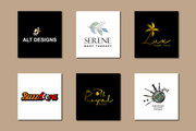I will design professional minimalistic, wordmark and trademark logo 9 - kwork.com