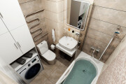 Раскладка плитки в ванной, туалете или по полу, визуализация 3Д Макс 27 - kwork.ru