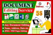 I will edit modify PDF document or any Photoshop Editing in 1 hour 6 - kwork.com