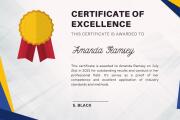 I will design of certificates, diplomas, certificates of attendance 14 - kwork.com