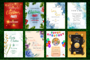 I will do party invitations, Christmas cards, and greeting card design 9 - kwork.com