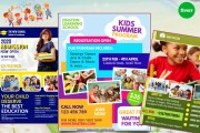 I will Create Any size kids event, school, Summercamp, Education flyers 10 - kwork.com