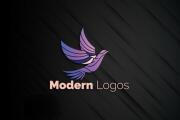 I will create modern business logo design 11 - kwork.com