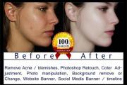 I will do photo retouching, photo editing with photoshop editing 10 - kwork.com