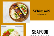 Custom editable design Flyers and leaflets for Restaurant business 9 - kwork.com