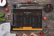 I will make food menu, restaurant menu and menu board design 9 - kwork.com