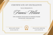 I will create professional and awesome certificate design 7 - kwork.com