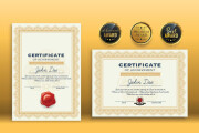 I will create professional and awesome certificate design 10 - kwork.com