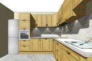 Дизайн проект кухни или комнаты в программе Pro100 15 - kwork.ru