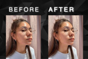 Acne removal and portrait retouch 12 - kwork.com
