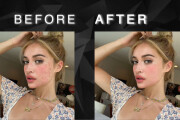 Acne removal and portrait retouch 11 - kwork.com