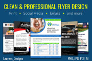 I will flyer design business flyer corporate flyer leaflets and poster 8 - kwork.com