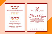 I will design amazon thank you card, product insert card 15 - kwork.com
