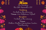 I will design unique wedding card or invitation card for any event 7 - kwork.com