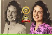 Restore your old photos, retouch and colorize fix your pic now 7 - kwork.com