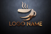 I will do a professional cafe logo design and favicon as gift 9 - kwork.com