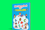 Kids coloring book cover for kdp interior design 11 - kwork.com