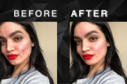 Acne removal and portrait retouch 14 - kwork.com