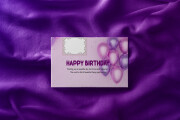 I will design a beautiful wedding card, birthday card, greeting card 6 - kwork.com