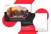 I will do an amazing custom promotional postcard design 9 - kwork.com