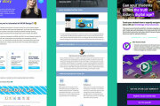 Html website layout from Psd to html css bootstrap html conversion 9 - kwork.com