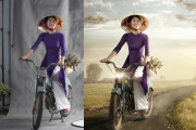 I will do realistic photo background editing by photoshop 10 - kwork.com