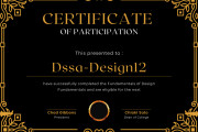 I Will Custom Premium Certificate Design 10 - kwork.com
