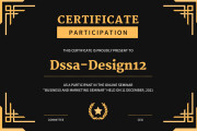I Will Custom Premium Certificate Design 12 - kwork.com