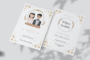 Design Exclusive Wedding and Anniversary Invitation Card 11 - kwork.com
