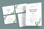 Design Exclusive Wedding and Anniversary Invitation Card 10 - kwork.com