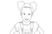 I will draw any photo into line art or coloring book page black vector 8 - kwork.com