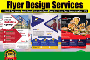 I will flyer design business flyer corporate flyer leaflets and poster 10 - kwork.com