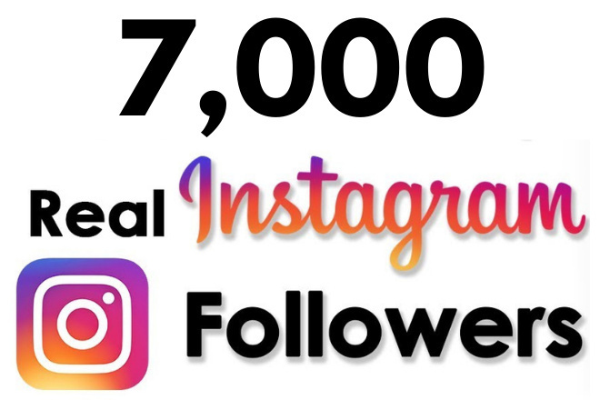 7000 live followers for Instagram - 100% Real Instagram Followers for ...