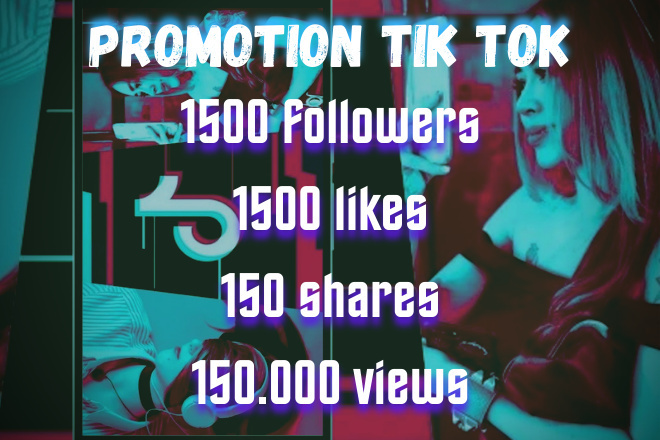 Promotion for Tik Tok, followers, likes, views, video, tiktok, shares for $20, freelancer Kirill (Kirill_88-) - Kwork